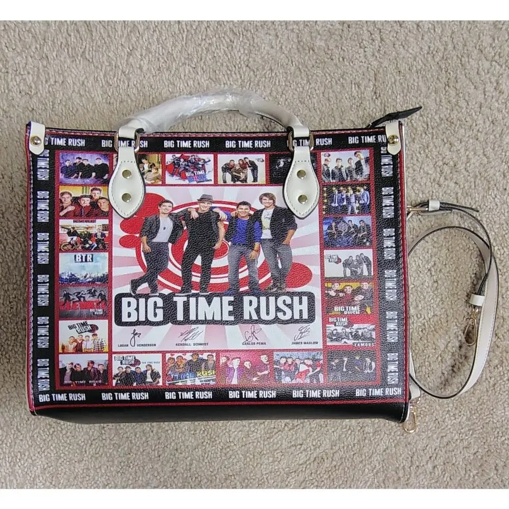 Big Time Rush Leather Handbag Y2K Trendy